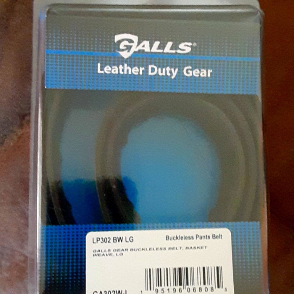 Galls basketweave leather duty belt